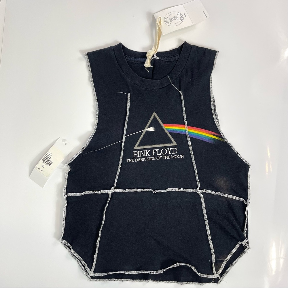 Urban Renewal Outfitters Vintage Pink Floyd Dark Side Moon Upcycled Tank Top S/M